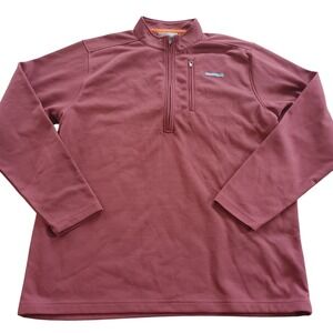 Cloudveil Mens Thermal Waffle 1/4 Zip Lightweight Softshell Shacket Shirt Large